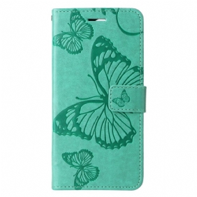 Leren Hoesje Voor Honor 200 Lite Reuzenvlinders