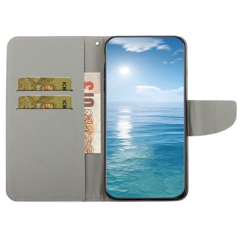 Folio-hoesje voor Samsung Galaxy A13 Binfe Kleur