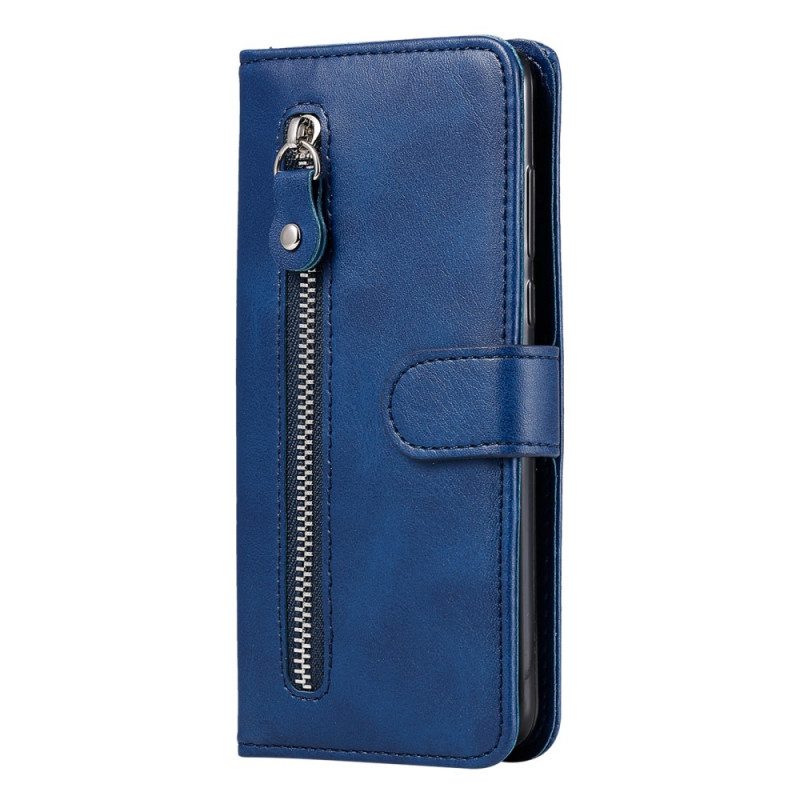 Folio-hoesje voor Samsung Galaxy A13 Driehoeken Met Lanyard