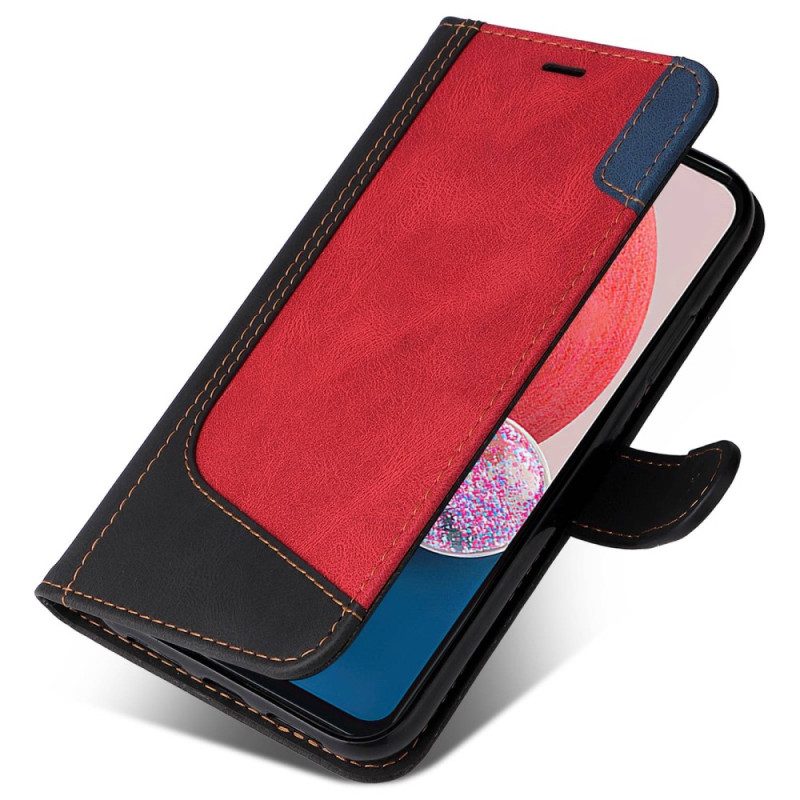 Folio-hoesje voor Samsung Galaxy A13 Vintage Binfen-kleur