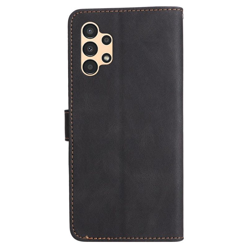 Folio-hoesje voor Samsung Galaxy A13 Vintage Binfen-kleur