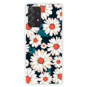 Hoesje voor Samsung Galaxy A13 Riem Rozen