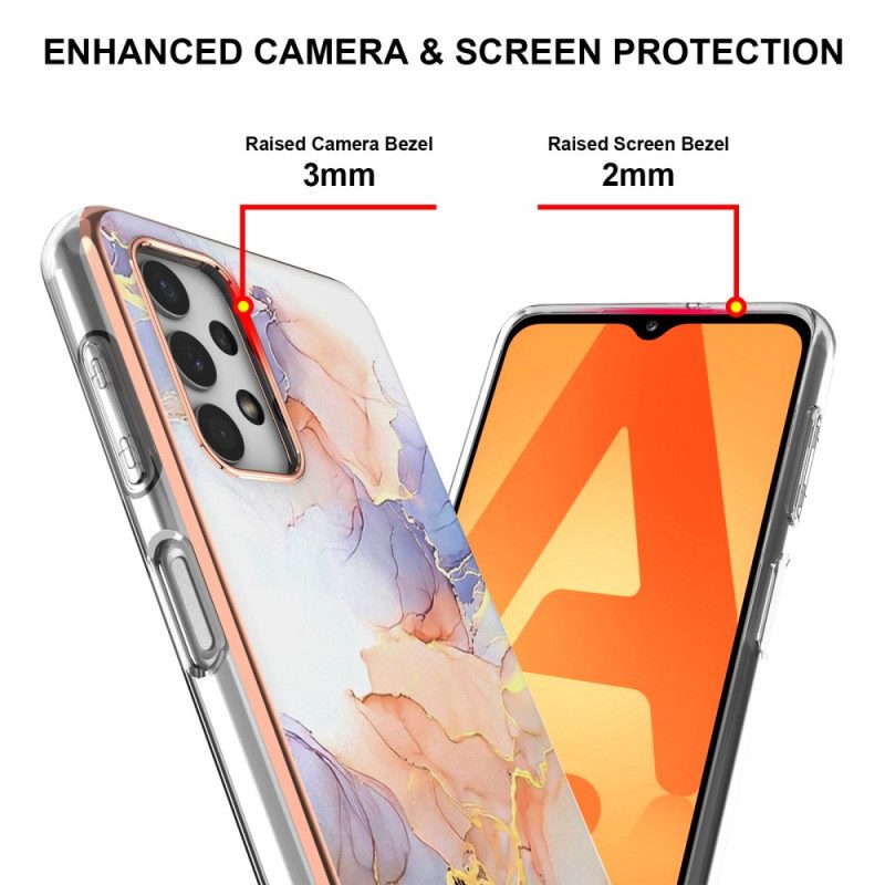 Hoesje voor Samsung Galaxy A13 Split Lederen Omkeerbare Sluiting