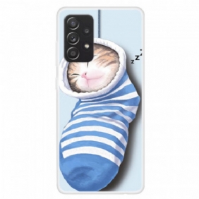 Hoesje voor Samsung Galaxy A13 Tijger Print