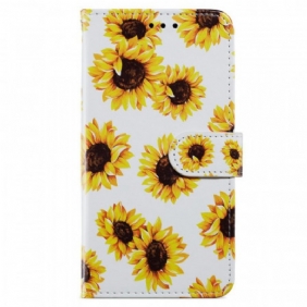 Leren Hoesje voor Samsung Galaxy A13 String Hond