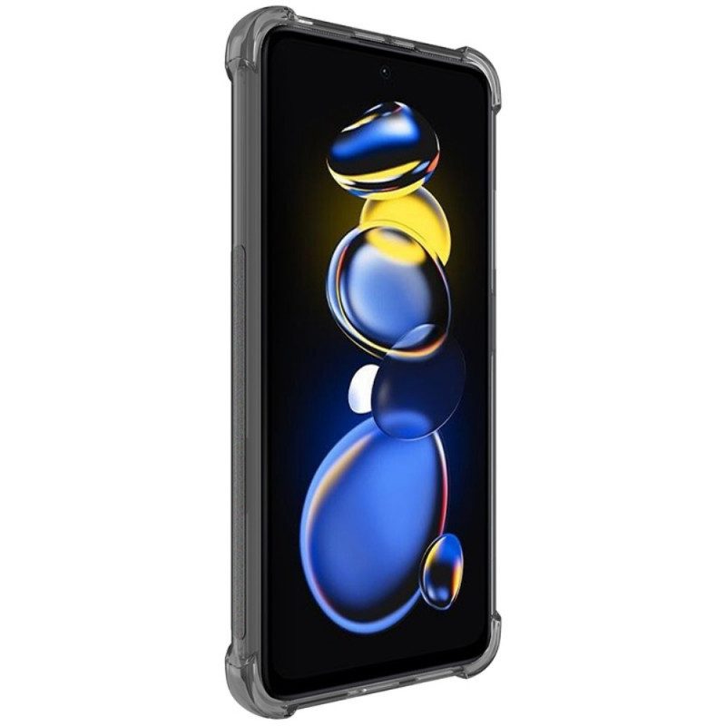 Telefoonhoesje voor Poco X4 GT Transparant Met Imak Screenprotector