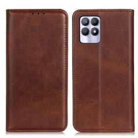 Bescherming Hoesje voor Realme 8i Folio-hoesje Elegantie Splitleer