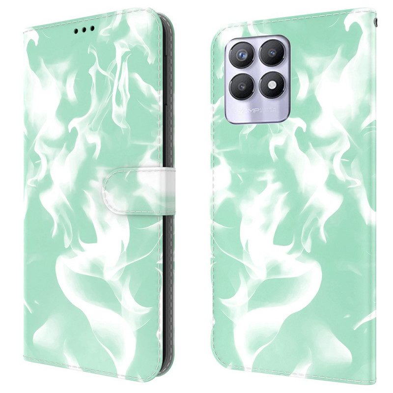 Folio-hoesje voor Realme 8i Abstract Patroon