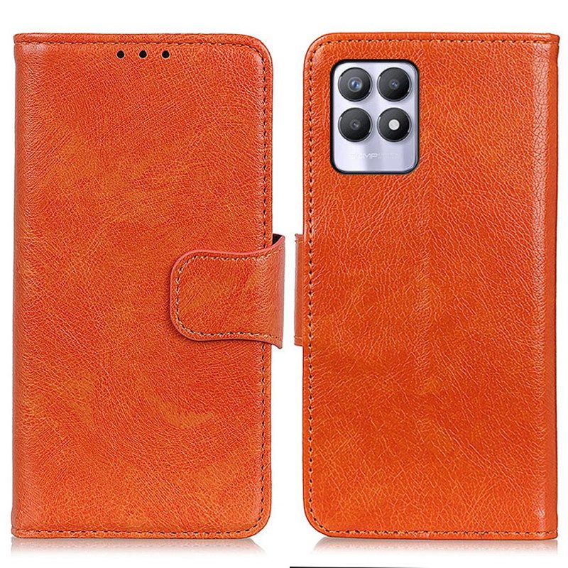 Leren Hoesje voor Realme 8i Splitnappaleer