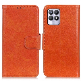 Leren Hoesje voor Realme 8i Splitnappaleer