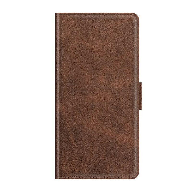 Folio-hoesje voor Oppo Find X3 Neo Flip Case Klassieke Dubbele Klep