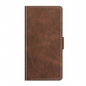 Folio-hoesje voor Oppo Find X3 Neo Flip Case Klassieke Dubbele Klep