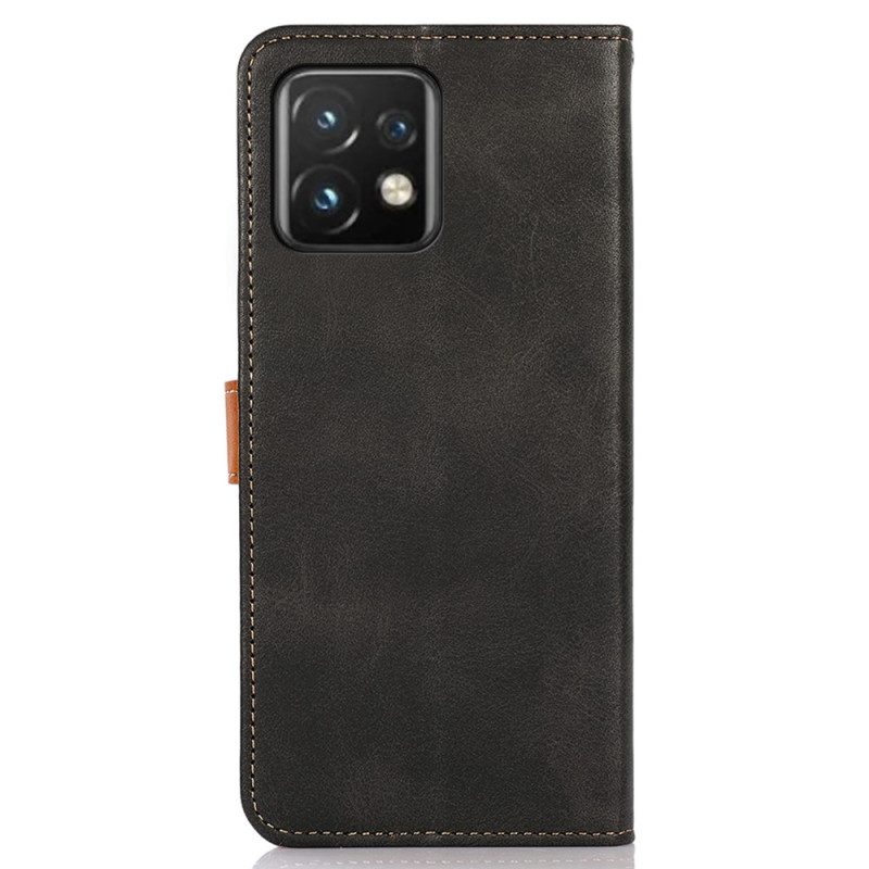 Flip Case voor Motorola Edge 40 Pro Khazneh-riem