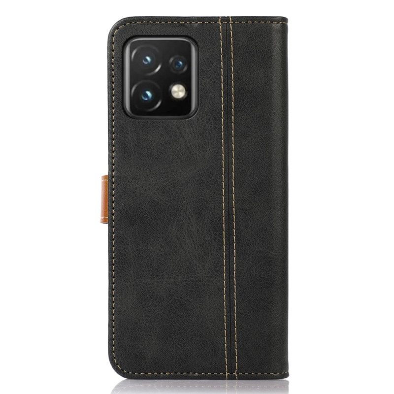 Folio-hoesje voor Motorola Edge 40 Pro Geweven Band