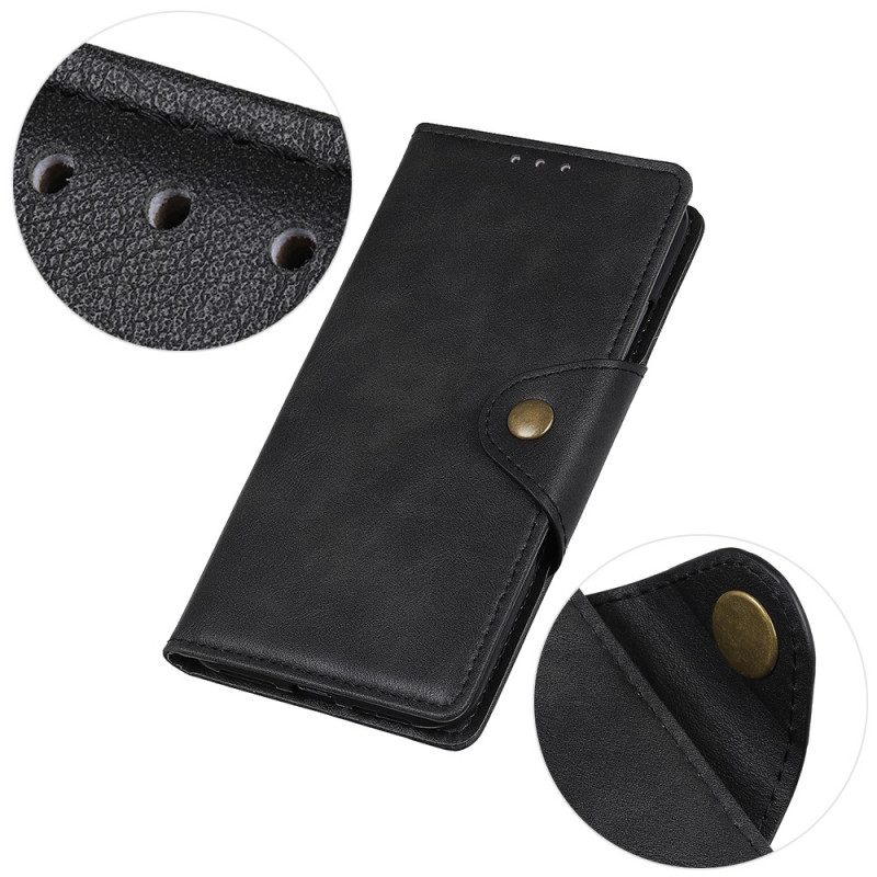 Folio-hoesje voor Motorola Edge 40 Pro Magnetische Knop