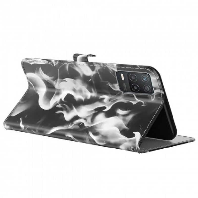 Folio-hoesje voor Realme 8 5G Abstract Patroon