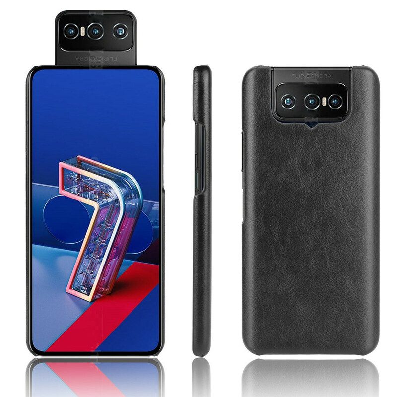 Hoesje voor Asus Zenfone 7 / 7 Pro Litchi-leereffect