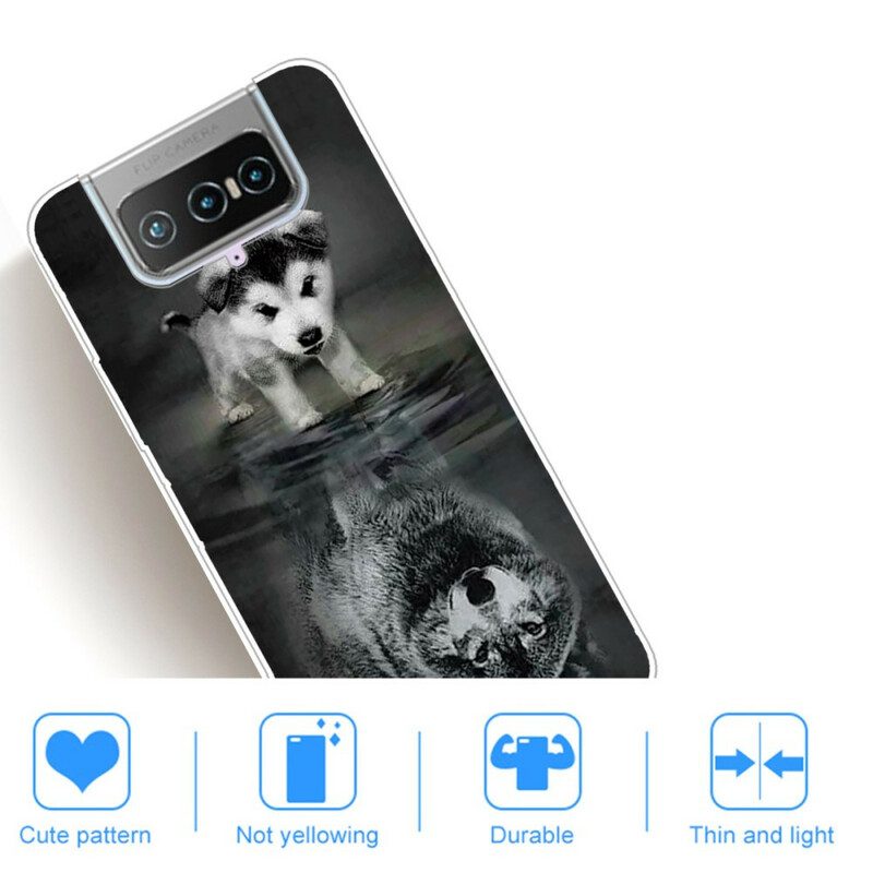 Hoesje voor Asus Zenfone 7 / 7 Pro Puppy-droom