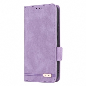 Bescherming Hoesje voor Samsung Galaxy A34 5G Folio-hoesje Vintage Ontwerp