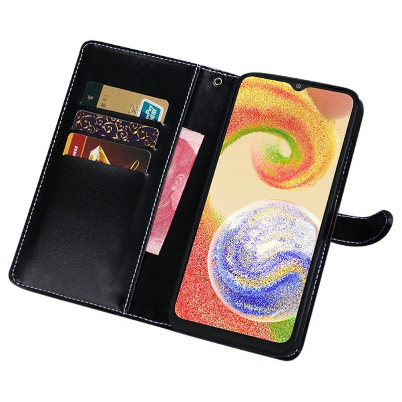 Flip Case voor Samsung Galaxy A34 5G Idewei Krokodil