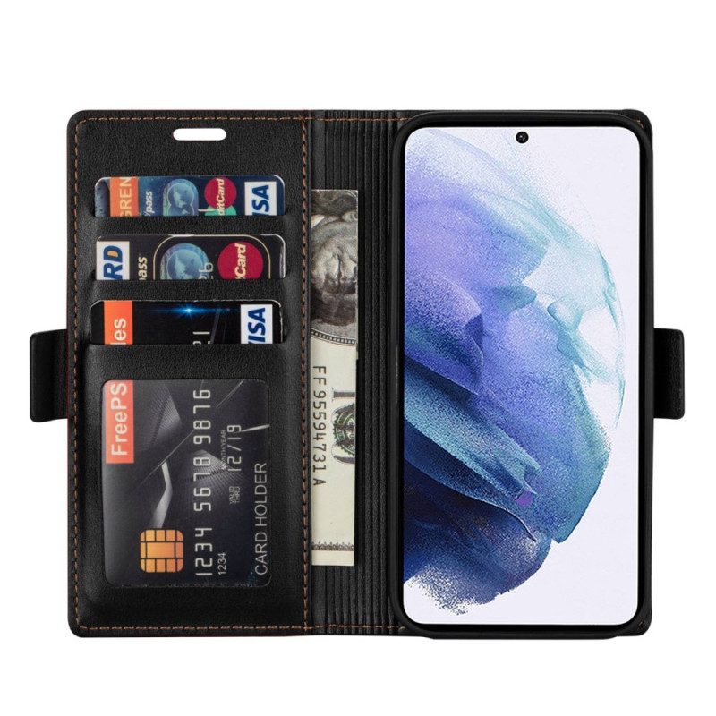 Folio-hoesje voor Samsung Galaxy A34 5G Ln.bekus Ledereffect