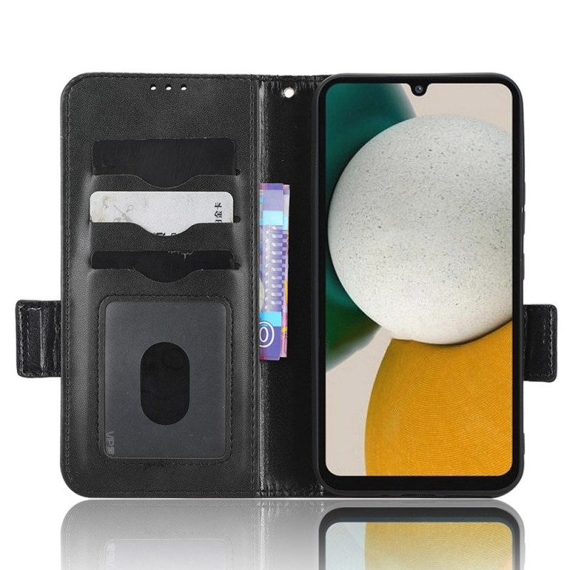 Folio-hoesje voor Samsung Galaxy A34 5G Retro Lederen Stijl