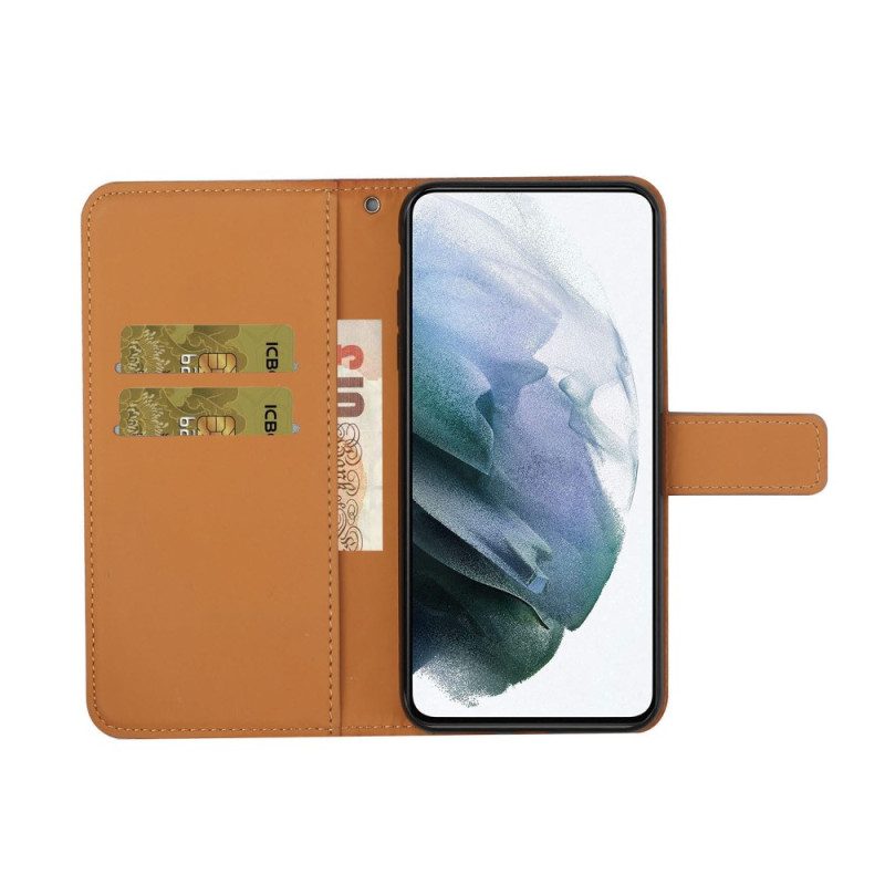 Folio-hoesje voor Samsung Galaxy A34 5G Tapijt Patroon