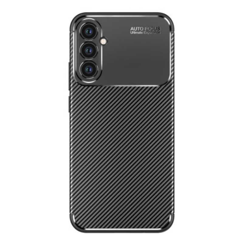 Hoesje voor Samsung Galaxy A34 5G Flexibele Koolstofvezel