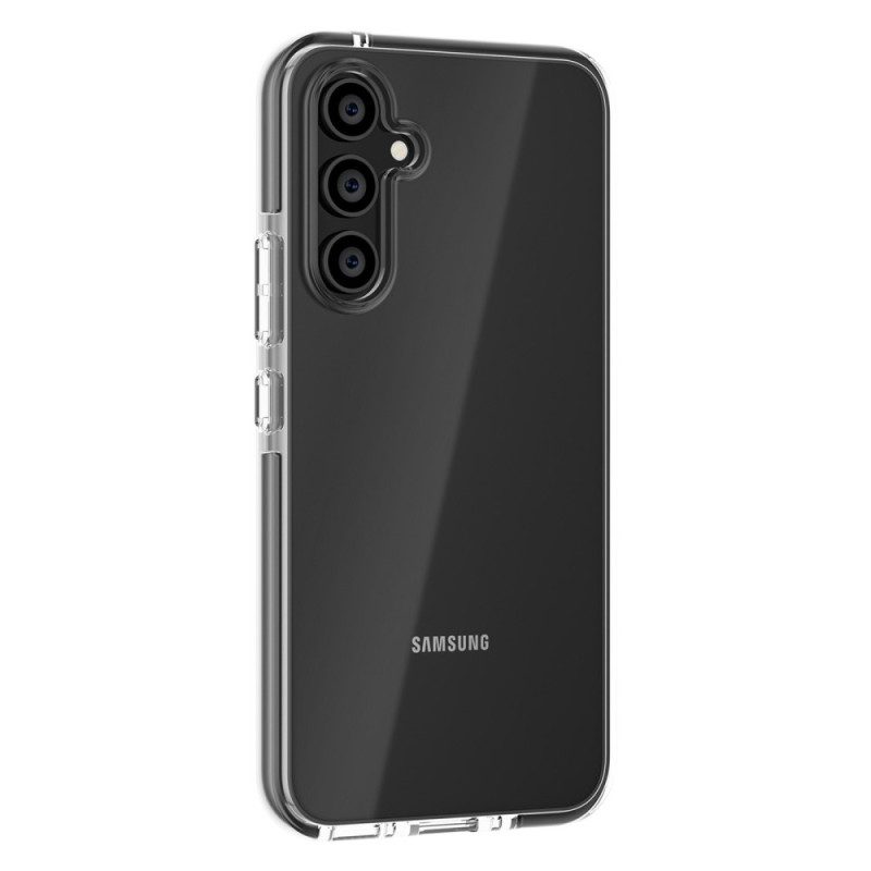 Hoesje voor Samsung Galaxy A34 5G Transparant Gekleurde Randen