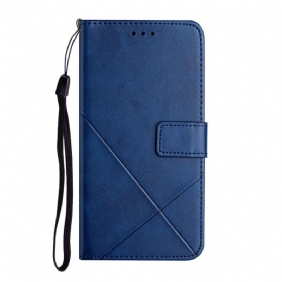 Leren Hoesje voor Samsung Galaxy A34 5G Met Ketting Lanyard-lijnen