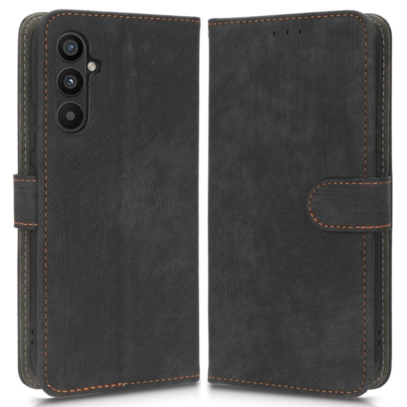 Leren Hoesje voor Samsung Galaxy A34 5G Rfid Vintage-effect