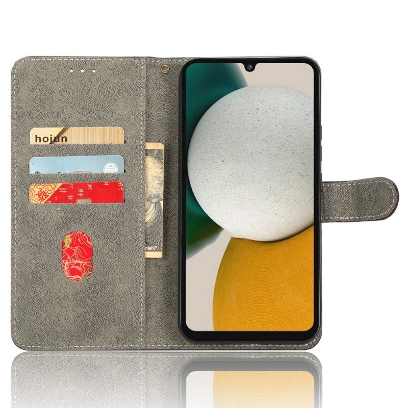 Leren Hoesje voor Samsung Galaxy A34 5G Rfid Vintage-effect