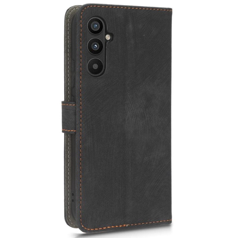 Leren Hoesje voor Samsung Galaxy A34 5G Rfid Vintage-effect