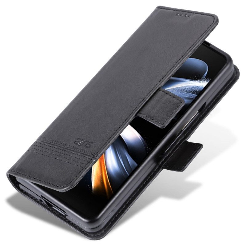 Flip Case Leren Samsung Galaxy Z Fold 5 Azns