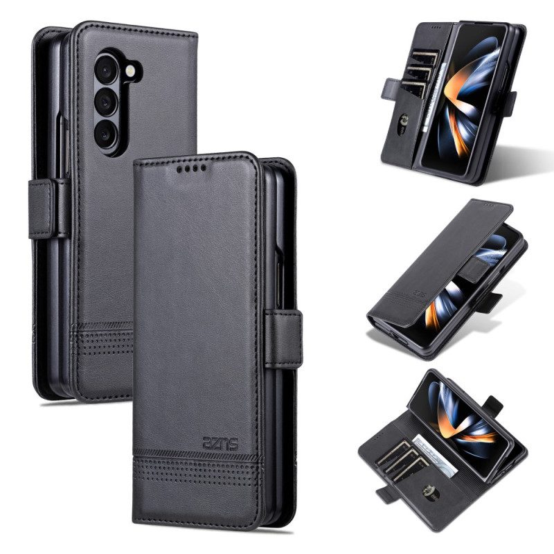 Flip Case Leren Samsung Galaxy Z Fold 5 Azns