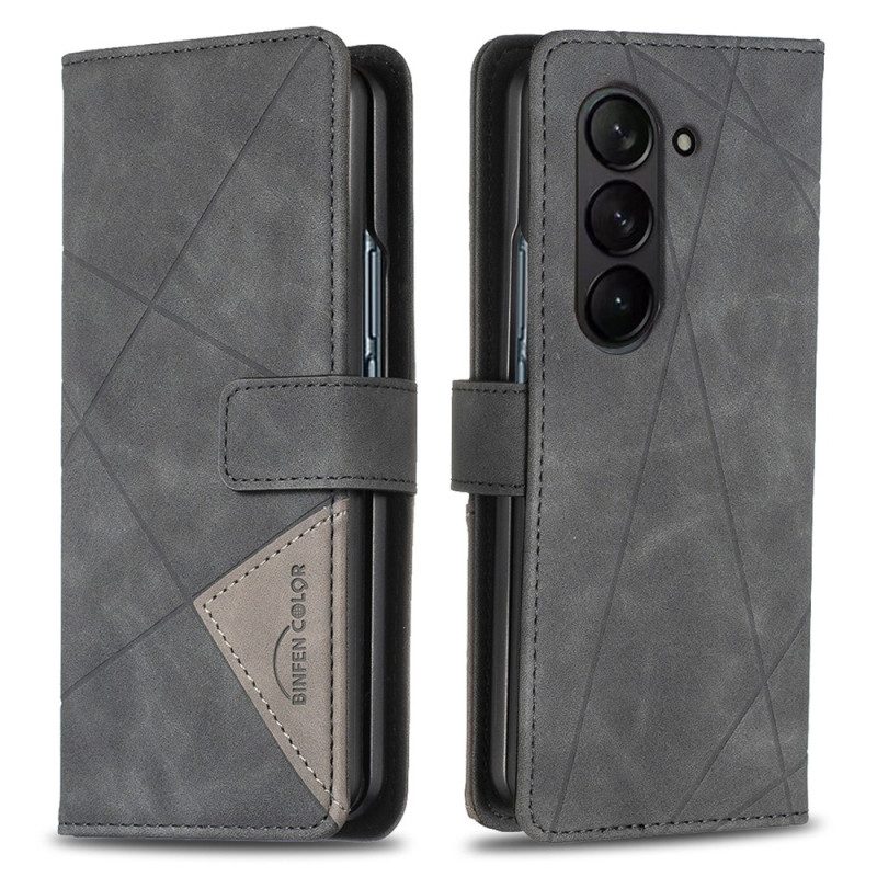 Folio-hoesje Samsung Galaxy Z Fold 5 Telefoonhoesje Binfen-kleur