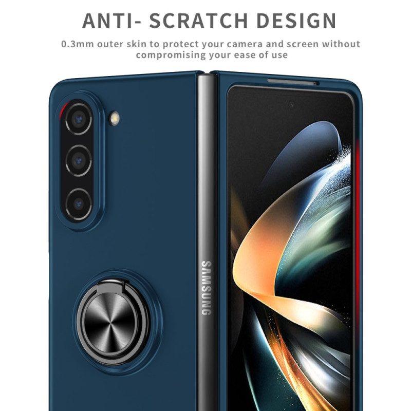 Hoesje Samsung Galaxy Z Fold 5 Basiskleurenring Bescherming Hoesje