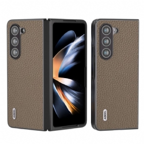 Hoesje Samsung Galaxy Z Fold 5 Klassiek Leer Abeel