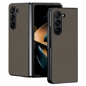 Hoesje Samsung Galaxy Z Fold 5 Koolstofvezel En Microvezel Bescherming Hoesje