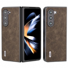 Hoesje Samsung Galaxy Z Fold 5 Litchi Kunstleer Abeel