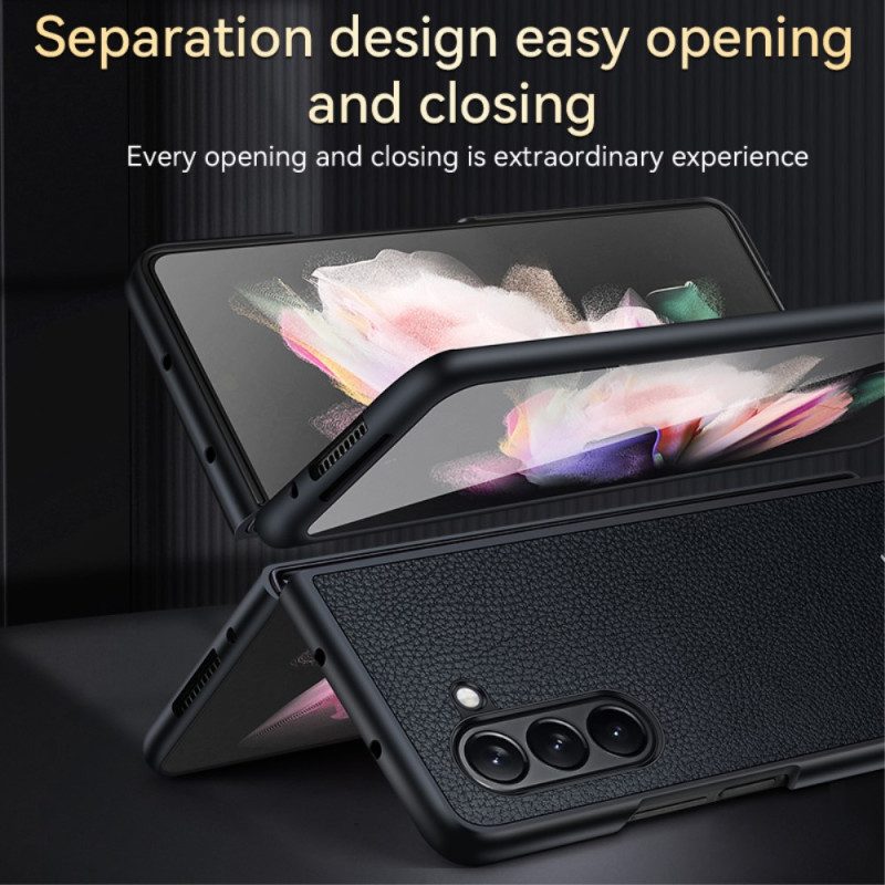 Hoesje Samsung Galaxy Z Fold 5 Litchileer Design Abeel