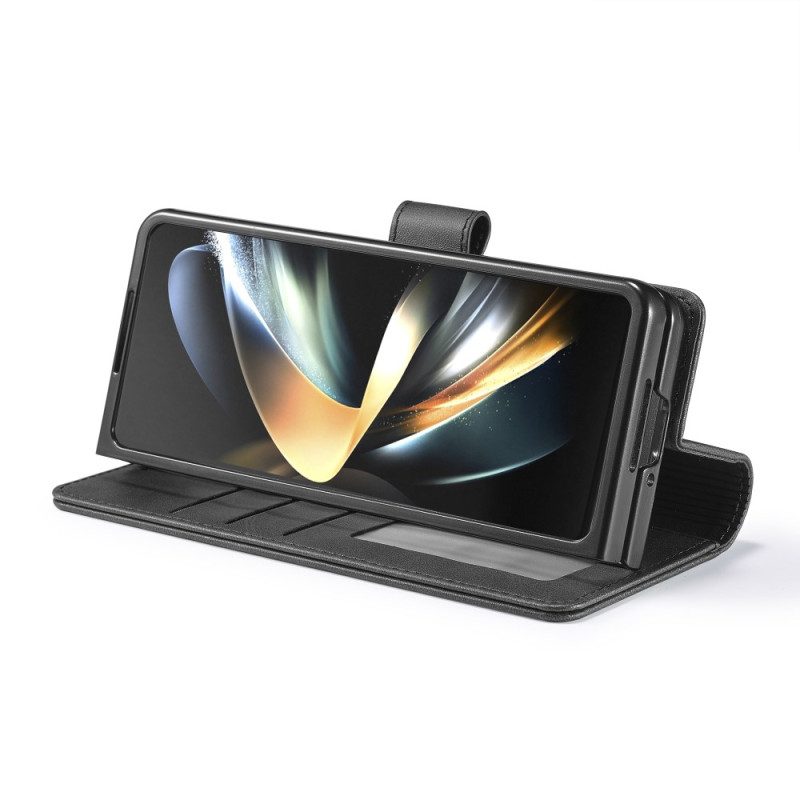 Leren Hoesje Voor Samsung Galaxy Z Fold 5 Lc.imeeke