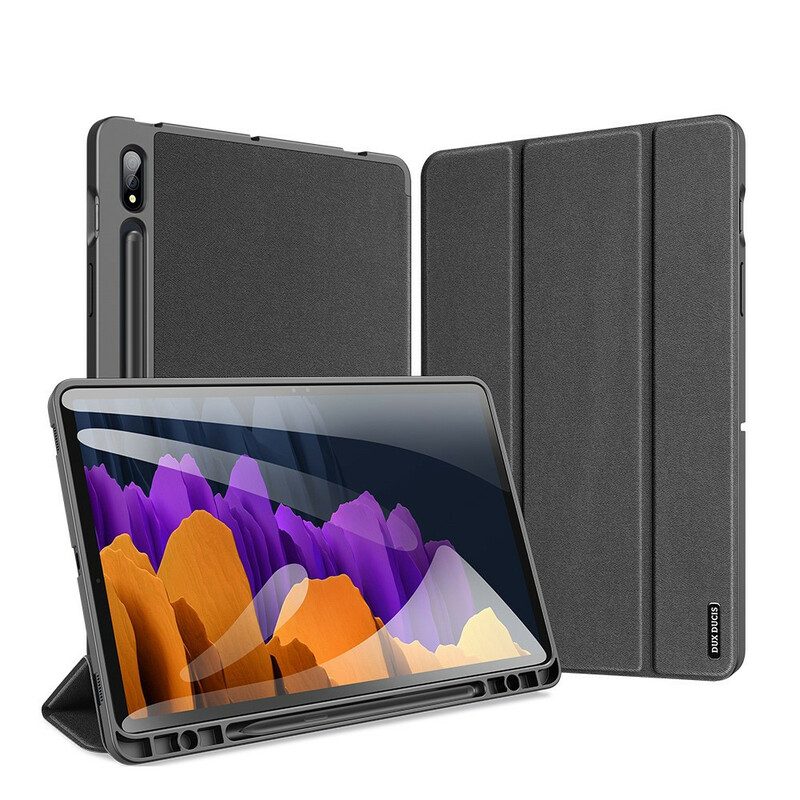 Bescherming Hoesje voor Samsung Galaxy Tab S8 Plus / Tab S7 Plus Domo-serie Dux-ducis