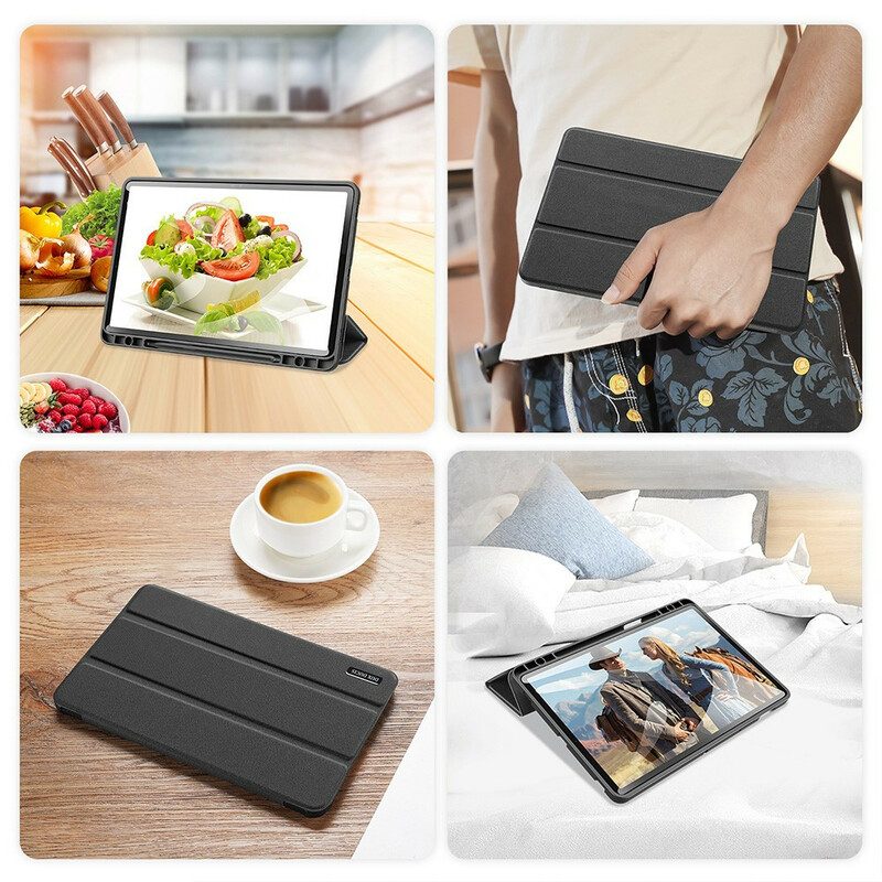 Bescherming Hoesje voor Samsung Galaxy Tab S8 Plus / Tab S7 Plus Domo-serie Dux-ducis