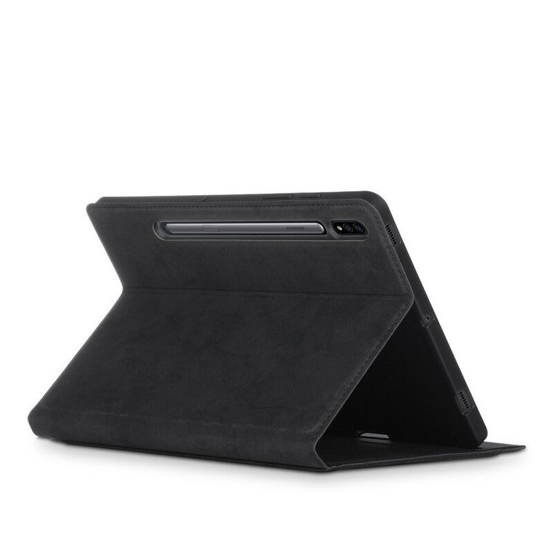 Case voor Samsung Galaxy Tab S8 Plus / Tab S7 Plus Zakelijk Leereffect