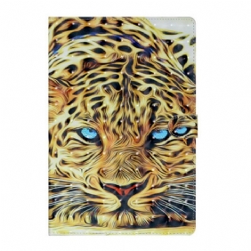 Folio-hoesje voor Samsung Galaxy Tab S8 Plus / Tab S7 Plus Tijger Kunst