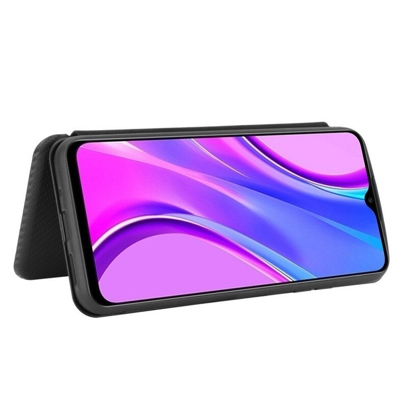 Bescherming Hoesje voor Xiaomi Redmi 9C Folio-hoesje Gekleurde Koolstofsilicone