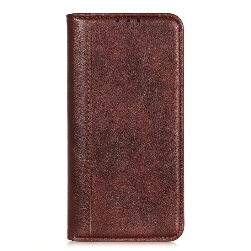 Bescherming Hoesje voor Xiaomi Redmi 9C Folio-hoesje Litchi Gespleten Lederen Charme