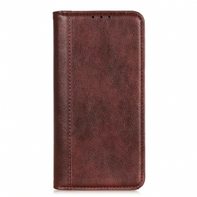 Bescherming Hoesje voor Xiaomi Redmi 9C Folio-hoesje Litchi Gespleten Lederen Charme