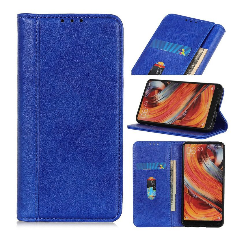 Bescherming Hoesje voor Xiaomi Redmi 9C Folio-hoesje Litchi Gespleten Lederen Charme